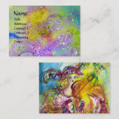 ARLECCHINA VIOLINIST，バイオリン，音楽，劇作家， 名刺 (正面/裏面)