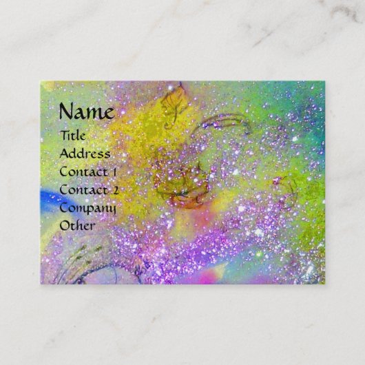 ARLECCHINA VIOLINIST，バイオリン，音楽，劇作家， 名刺 (正面)