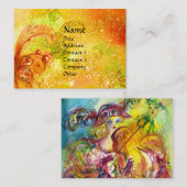 ARLECCHINA VIOLINIST,バイオリン,音楽,劇作家, 名刺 (正面/裏面)