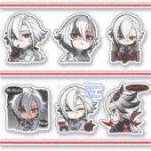 Arlecchinoステッカー シール (正面)