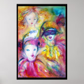 ARLECCHINO PIERO AND COLOMBINA ポスター (正面)