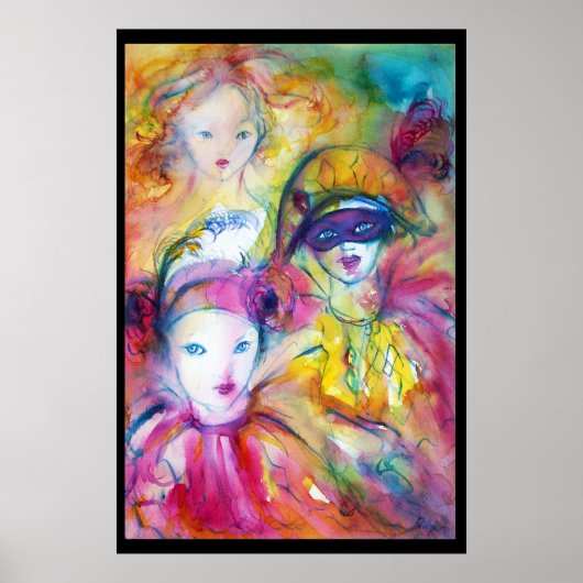 ARLECCHINO PIERO AND COLOMBINA ポスター (正面)