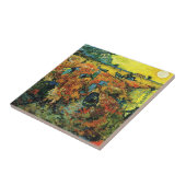 Arlesのタイルのゴッホの赤いブドウ園 タイル (側面)