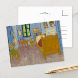 Arlesの寝室 | ビンセント・ヴァン・ゴッホ ポストカード<br><div class="desc">Bedroom in Arles (1889) by Vincent van ゴッホは、フランスのArlesにある彼の家シンプルで、アーティストの寝室の魅惑的な描写である。表情絵を描や表現はっきりした的な色彩や歪んだ視点が、宇宙の感情的な親密さを強調している。木製のベッド、椅子、額縁の作品など、家具や装飾は赤、黄描写色、緑、青のパレットと共に、ヴァン・ゴッホの独特のスタイルを展示している。作品はアーティストの人生に対する穏やかさと個人的なつながり感を伝える。デザインツールを使用してイメージのカスタム文字を追加したり、イメージをカスタマイズする。</div>