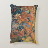 Arles 1888年のフィンセント・ファン・ゴッホ|の赤のブドウ園 アクセントクッション (裏面(縦))