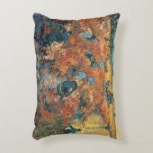 Arles 1888年のフィンセント・ファン・ゴッホ|の赤のブドウ園 アクセントクッション (正面(垂直))