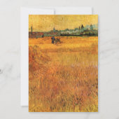 Arles: Vincent van ゴッホによる小麦フィールドからの眺め (正面)