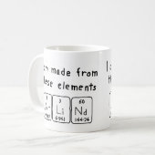 Arlind定期的なテーブル名mag コーヒーマグカップ (正面左)