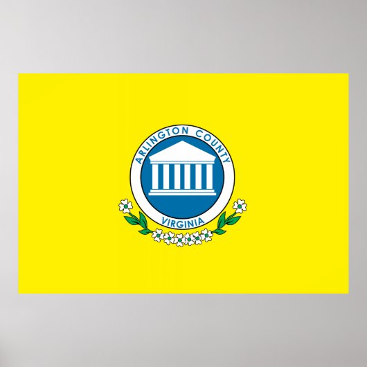 Arlington County flag ポスター (正面)