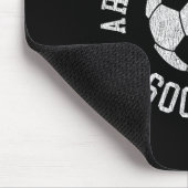 Arlington County Soccer Retro Distressed 90's Vint マウスパッド (コーナー)