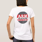 ARMウィメンズトラックジャケット Tシャツ (裏面)