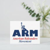 ARM(American Refounders Movement) ポストカード (スタンド正面)