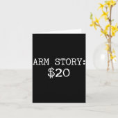 Arm Amputee Funny Gift Humor Missing Limb Quote カード (黄色い花)