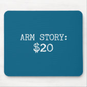 Arm Amputee Funny Gift Humor Missing Limb Quote  マウスパッド (正面)