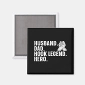 Arm Wrestling Arm Wrestler Husband. Dad. Hook Lege マグネット (正面/裏面)