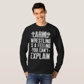 Arm Wrestling For Arm Wrestler Wrestling Athlete C Tシャツ (正面フル)