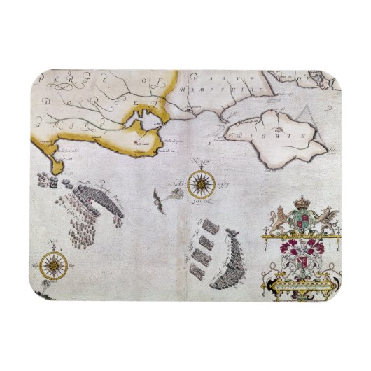 ARMADAスペインの, 1588 2 マグネット (横)