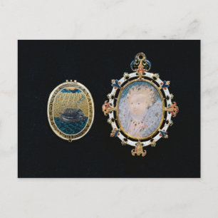 Armada Jewel, Queen Elizabeth I encloのミニチュア ポストカード