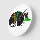 Armadillo – ラウンドクロック ラウンド壁時計 (傾斜)