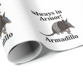 Armadillo Animal Funny  ラッピングペーパー (ロールコーナー)