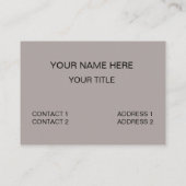 Armadillo Animal Funny  名刺 (裏面)