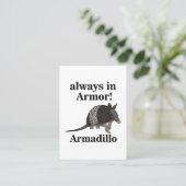 Armadillo Animal Funny  名刺 (スタンド正面)