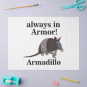 Armadillo Animal Funny  薄葉紙 (クラフト)