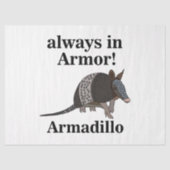 Armadillo Animal Funny  薄葉紙 (正面)