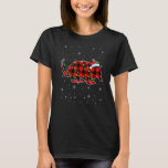 Armadillo Christmas Santa Hatかわいい動物クリスマスLi Tシャツ<br><div class="desc">Armadillo Christmas Santa Hatかわいい動物のクリスマスライト</div>