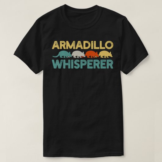Armadillo Funny Retro Gift  Tシャツ (デザイン正面)