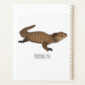 Armadillo girdled lizard cartoon illustration  プランナー手帳 (裏面)