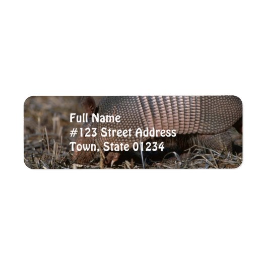 Armadillo Habitatのメーリングラベル ラベル (正面)