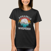 Armadillo Whisperer Armadillo Armadillo Retro Tシャツ (正面)