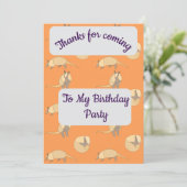 Armadillos Thank you Card 招待状 (スタンド正面)
