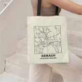 Armagh, Northern Ireland City Map Tote Bag トートバッグ