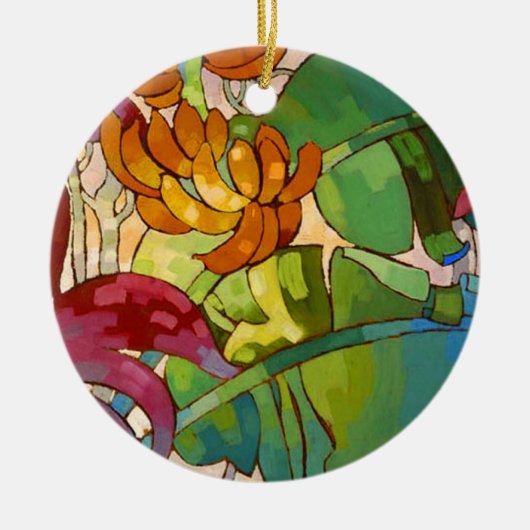 - Arman Manookianのオーナメントを「開花します」 セラミックオーナメント (正面)
