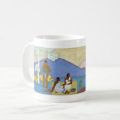 Arman Manookianの壁画のマグ コーヒーマグカップ (正面左)