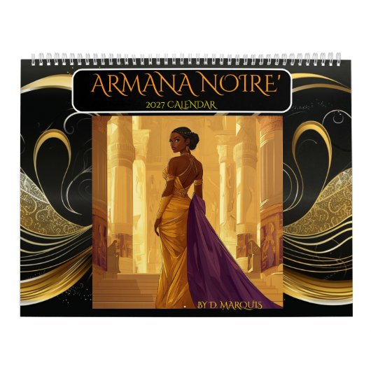 ARMANA NOIRE' 2027 カレンダー (カバー)