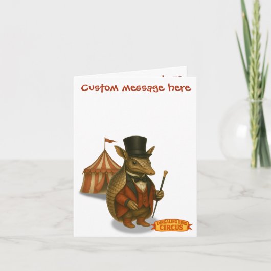 Armand, armadillo ringmaster カード (正面)