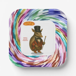 Armand, armadillo ringmaster ペーパープレート