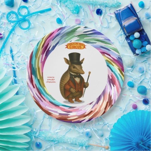 Armand, armadillo ringmaster ペーパープレート (パーティー)