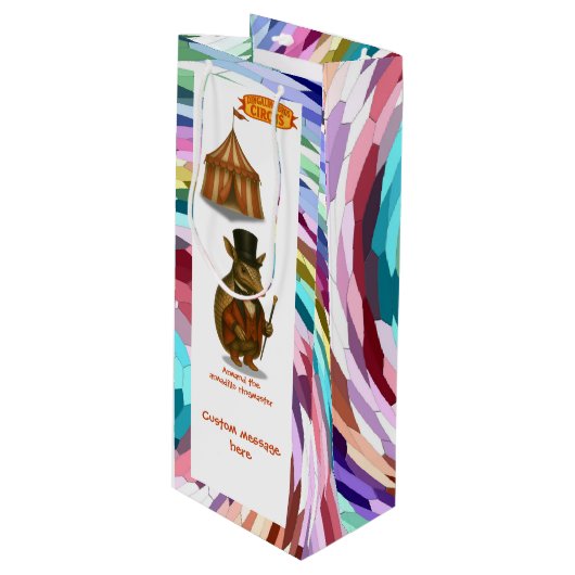 Armand, armadillo ringmaster ワインギフトバッグ (正面アングル)