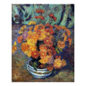 Armand Guillaumin – 菊の花瓶 ポスター (正面)