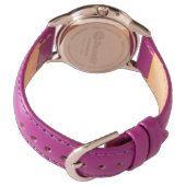 Armbanduhr als Lernuhr für Kinder - Geschenk 腕時計 (裏面)