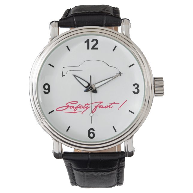 Armbanduhr mit MG Magnette Silhoutte 腕時計 (正面)