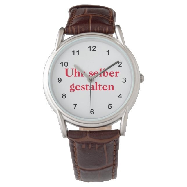 Armbanduhr selber gestalten 腕時計 (正面)