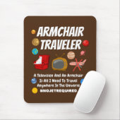 Armchair traveler マウスパッド (マウス)