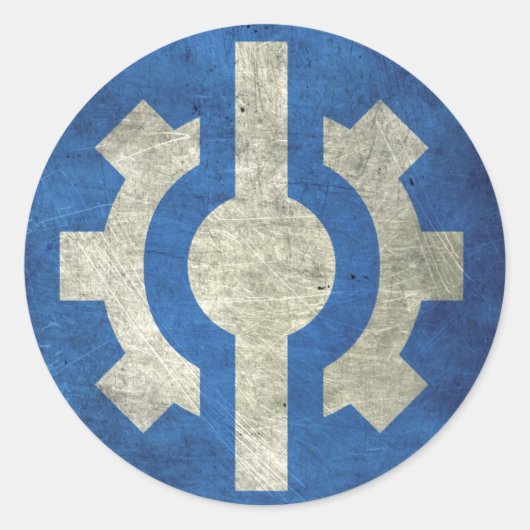 Armee des Stahls Aufkleber (20 Stück) ラウンドシール (正面)