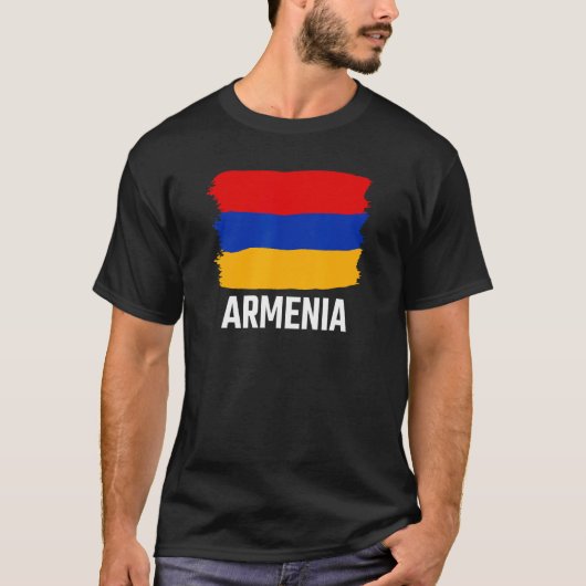 Armenia Armenian Flag Armenian Tシャツ (正面)
