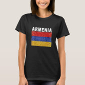 Armenia   Artistic Armenian Flag Tシャツ (正面)